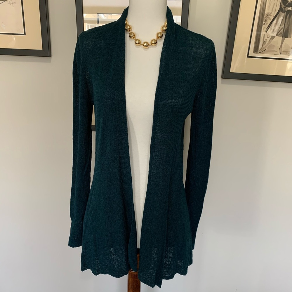 Eileen Fisher Linen blend cardigan size xs